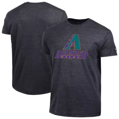 MLB Arizona Diamondbacks Cooperstown Logo Tri-Blend T-Shirt by Champion