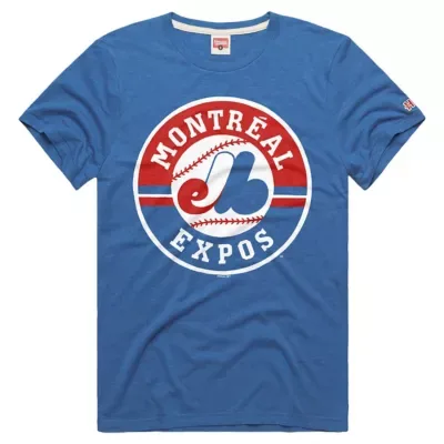 Cooperstown Teams Montreal Expos Tri-Blend Hyperlocal T-Shirt by Homage