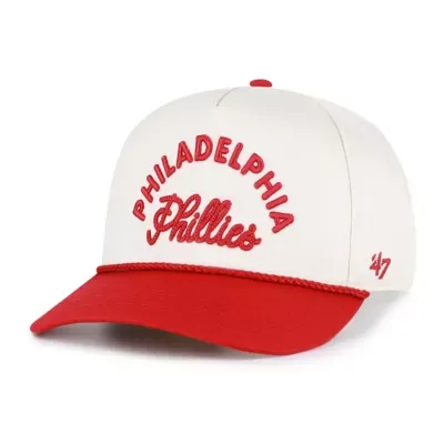 MLB Philadelphia Phillies Rope Script Hitch Adjustable Hat by 47