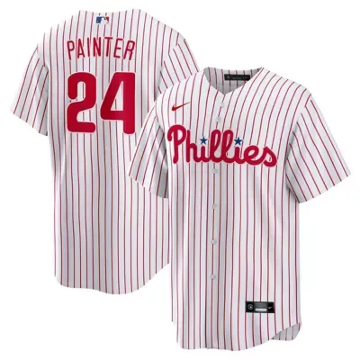 MLB Nike Andrew Painter Philadelphia Phillies Home Replica Jersey by Nike