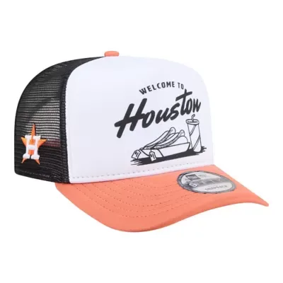 MLB Houston Astros Foodie A-Frame 9FIFTY Trucker Snapback Hat by New Era