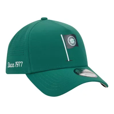 MLB Seattle Mariners Pin Seeker 9FORTY A-Frame Adjustable Hat by New Era