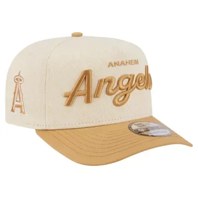 MLB Los Angeles Angels Herringbone 9FIFTY A-Frame Snapback Hat by New Era