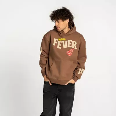 WNBA Indiana Fever Washed Fleece Hoodie by The Wild Collective