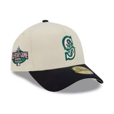 MLB Seattle Mariners Chrome A-Frame 59FIFTY Fitted Hat by New Era