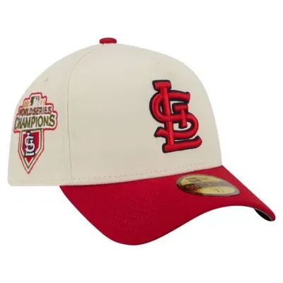 MLB St. Louis Cardinals Chrome A-Frame 59FIFTY Fitted Hat by New Era