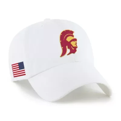 NCAA USC Trojans Americana Clean Up Adjustable Hat by 47