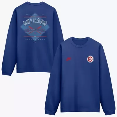 MLB Chicago Cubs Cooperstown Diamond Sweatshirt by Nike