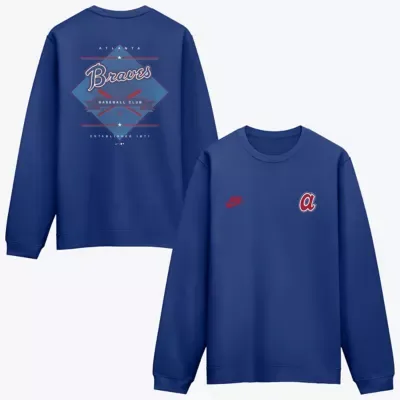 MLB Atlanta Braves Cooperstown Diamond Sweatshirt by Nike