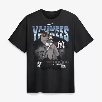 MLB Aaron Judge New York Yankees Enlarged Player Graphic Max90 Heavyweight T-Shirt by Nike