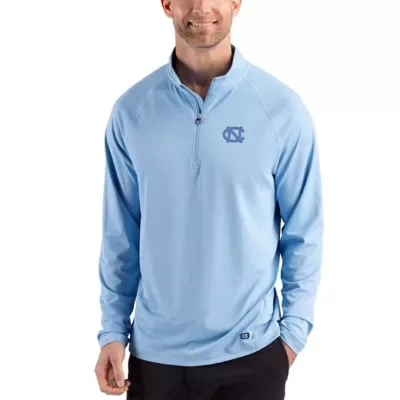 NCAA North Carolina Tar Heels Prospect Recycled Featherlight Stretch Quarter-Zip Top by Cutter & Buck