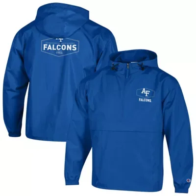NCAA Air Force Falcons Delay Packable Half-Zip Jacket by Champion