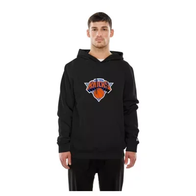 NBA New York Knicks Front Back Logo Hoodie by New Era