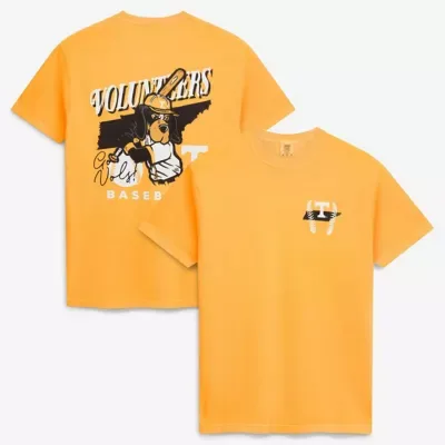 NCAA Tennessee Volunteers Drawn Mascot Baseball T-Shirt by Image One