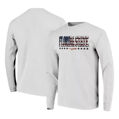 NCAA Florida State Seminoles Tall Type Flag Long Sleeve T-Shirt by Image One