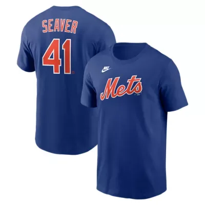 MLB Tom Seaver New York Mets Cooperstown Collection Name & Number T-Shirt by Nike