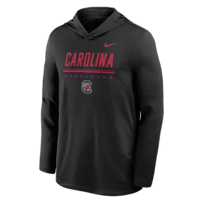 NCAA South Carolina Gamecocks 2026 Sideline Dri-FIT Long Sleeve Hoodie T-Shirt by Nike