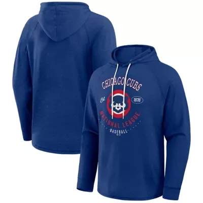 Darius Rucker Collection by Fanatics MLB Chicago Cubs Raglan Hooded Long Sleeve T-Shirt by Fanatics