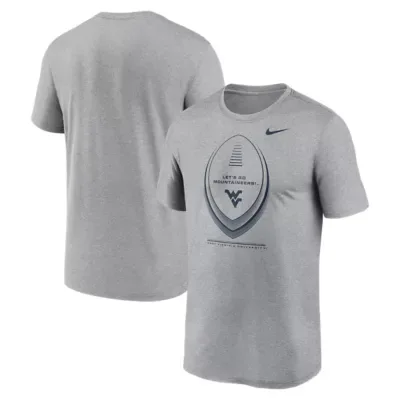 NCAA West Virginia Mountaineers Primetime Legend Football Icon Dri-FIT T-Shirt by Nike