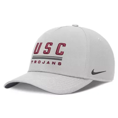 NCAA USC Trojans 2026 Sideline Dri-FIT Rise Adjustable Hat by Nike