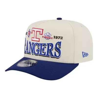 MLB Texas Rangers Throwback Tri-Hit A-Frame 9FIFTY Adjustable Hat by New Era