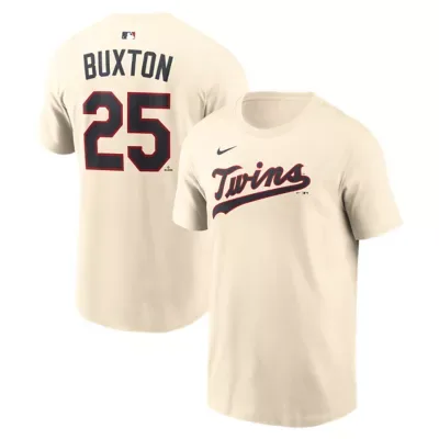 MLB Byron Buxton Minnesota Twins 2026 Field of Dreams Name & Number T-Shirt by Nike