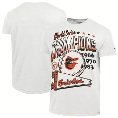 MLB Baltimore Orioles Winning Tradition Cooperstown Collection Tri-Blend T-Shirt by Champion