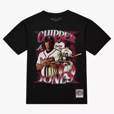 MLB Chipper Jones Atlanta Braves Legendary Collage Player T-Shirt by Mitchell & Ness