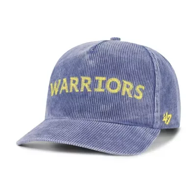 NBA Golden State Warriors Reclaim Snow Wash Corduroy Adjustable Hitch Hat by 47
