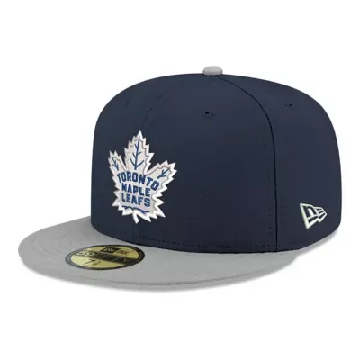 NHL Toronto Maple Leafs Core Logo Two-Tone 59FIFTY Fitted Hat by New Era