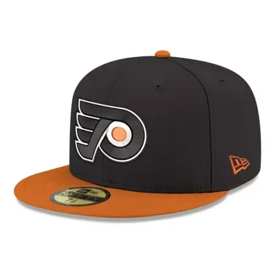 NHL Philadelphia Flyers Core Logo Two-Tone 59FIFTY Fitted Hat by New Era