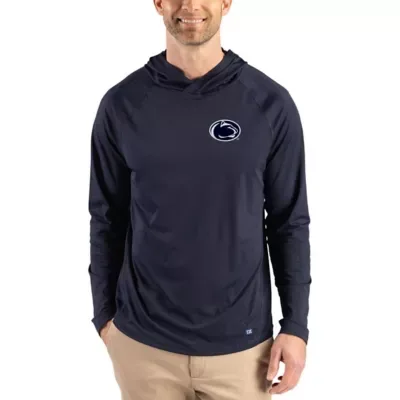 NCAA Penn State Nittany Lions Prospect Recycled Featherlight Stretch Hoodie by Cutter & Buck