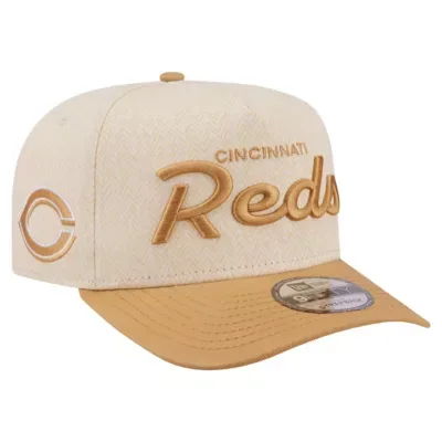 MLB Cincinnati Reds Herringbone 9FIFTY A-Frame Snapback Hat by New Era