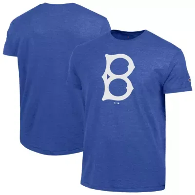 Cooperstown Teams Brooklyn Dodgers Cooperstown Logo Tri-Blend T-Shirt by Champion