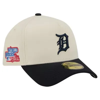 MLB Detroit Tigers Chrome A-Frame 59FORTY Fitted Hat by New Era