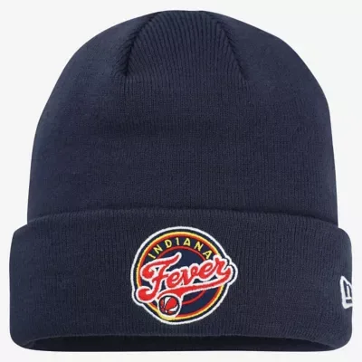 WNBA Indiana Fever Cuffed Knit Hat by New Era