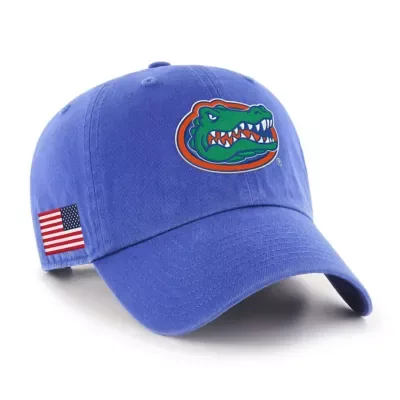 NCAA Florida Gators Americana Clean Up Adjustable Hat by 47