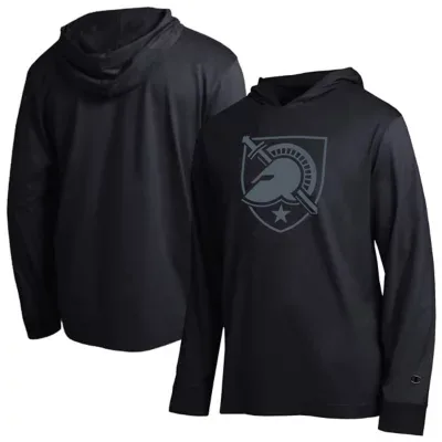 NCAA Army Black Knights Tonal All-Star Long Sleeve Hooded T-Shirt by Champion