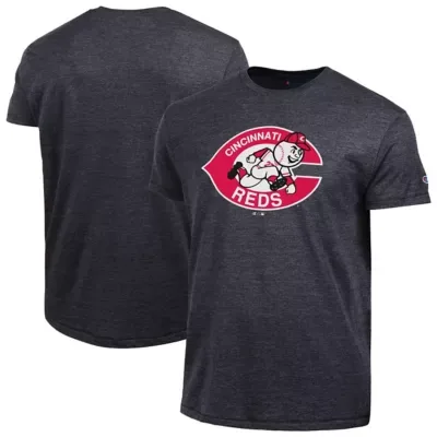 MLB Cincinnati Reds Cooperstown Logo Tri-Blend T-Shirt by Champion