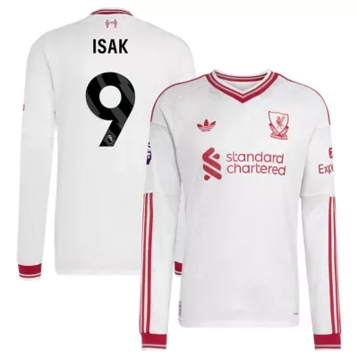 International Clubs Alexander Isak Liverpool 2026/27 Away On-Field Authentic Long Sleeve Jersey by adidas