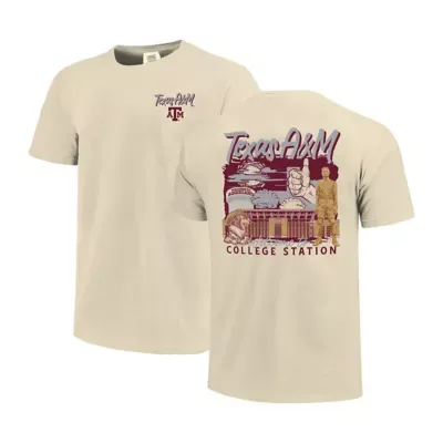 NCAA Texas A&M Aggies Hand-Drawn Campus Stack T-Shirt by Image One