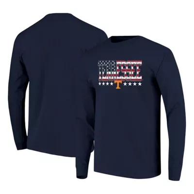 NCAA Tennessee Volunteers Tall Type Flag Long Sleeve T-Shirt by Image One