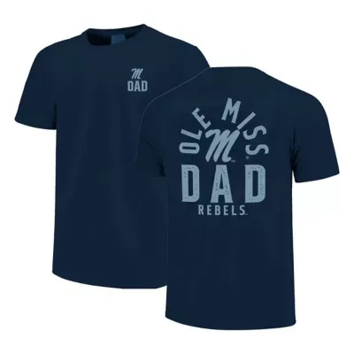 NCAA Ole Miss Rebels Fathers Day Mascot Overlay T-Shirt by Image One