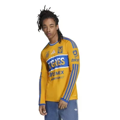 Liga MX Tigres UANL 2026/27 Home Replica Long Sleeve Jersey by adidas