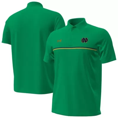 NCAA Notre Dame Fighting Irish Performance Drive Chest Stripe Polo by Under Armour