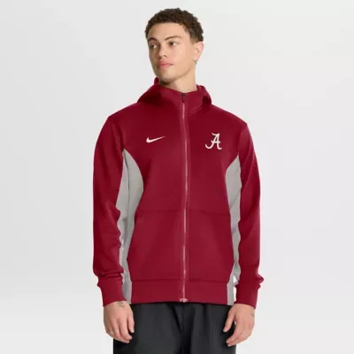 Alabama Crimson Tide NCAA Courtside Game Dri-FIT Full-Zip Hooded Jacket by Nike