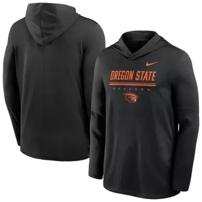 NCAA Oregon State Beavers 2026 Sideline Dri-FIT Lightweight Hooded Top by Nike