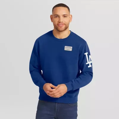 Darius Rucker Collection by Fanatics MLB Los Angeles Dodgers Washed Crew Neck Pullover Sweatshirt by Fanatics