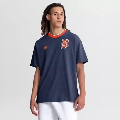 MLB Detroit Tigers Cooperstown Collection Ringer T-Shirt by Nike