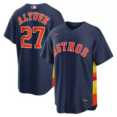 MLB Jose Altuve Houston Astros Alternate 2 Replica Jersey by Nike